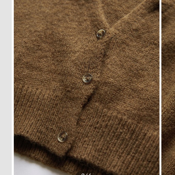 COPY - NWT Commense cropped cardigan with collar - Picture 2 of 4